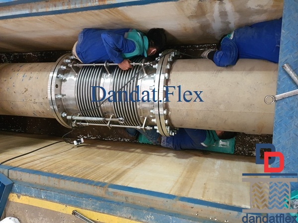 Khớp co giãn inox cho hệ thống đường ống 